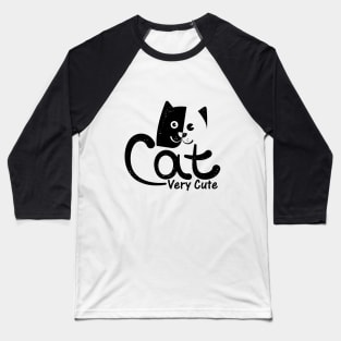 Cat very cute Baseball T-Shirt